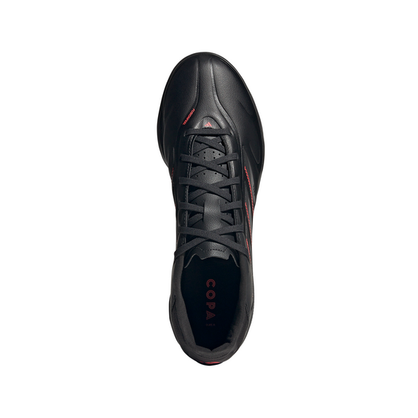 adidas Copa Pure 3 League TF Turf Soccer Cleat -Core Black / Carbon / Lucid Red