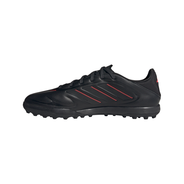 adidas Copa Pure 3 League TF Turf Soccer Cleat -Core Black / Carbon / Lucid Red