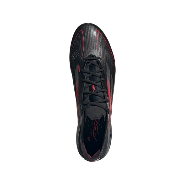 adidas F50 Elite FG Firm Ground Soccer Cleat - Core Black / Iron Metallic / Lucid Red