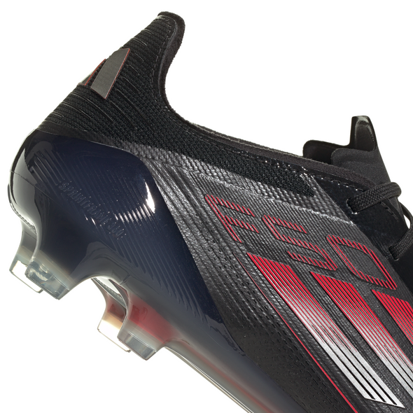 adidas F50 Elite FG Firm Ground Soccer Cleat - Core Black / Iron Metallic / Lucid Red