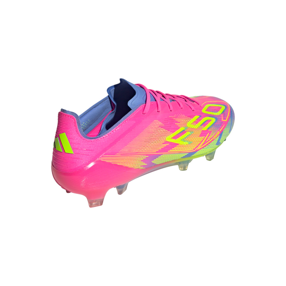 adidas F50 Elite FG Firm Ground Soccer Cleat - Lucid Pink/ Lucid Lemon/ Blue Fusion