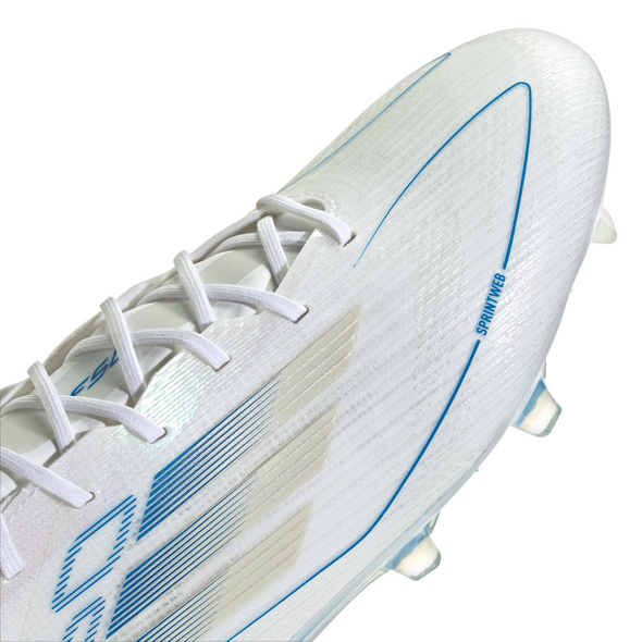 adidas F50 Elite FG Firm Ground Soccer Cleat - Cloud White / Pearl Metallic / Cloud White