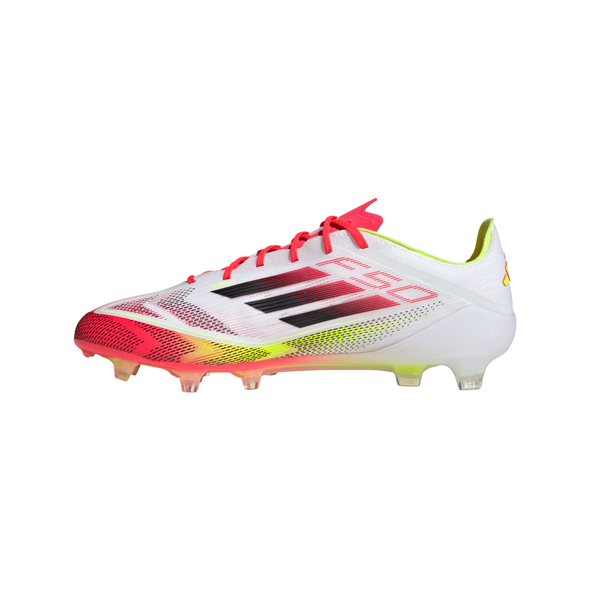 adidas F50 Elite FG Firm Ground Soccer Cleat - Cloud White / Core Black / Solar Yellow