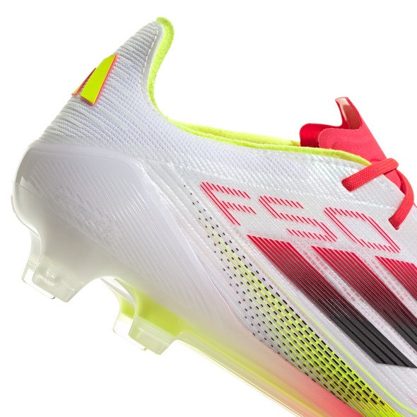 adidas F50 Elite FG Firm Ground Soccer Cleat - Cloud White / Core Black / Solar Yellow