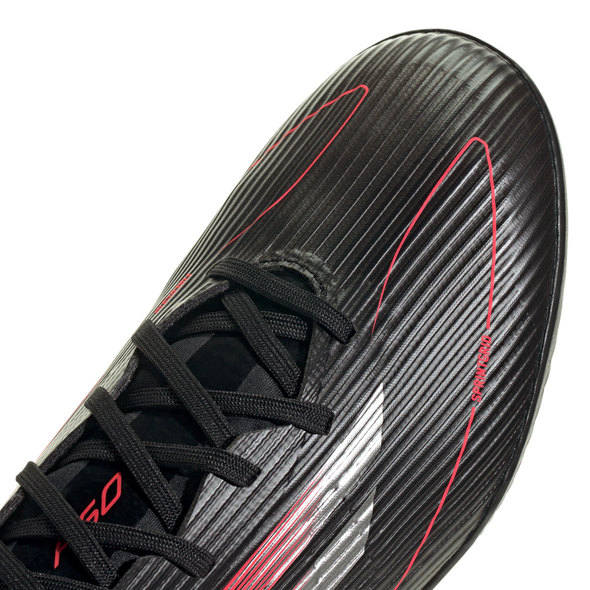 adidas F50 League TF -Core Black / Iron Metallic / Lucid Red