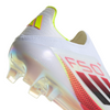 adidas F50 + FG Firm Ground Soccer Cleat- Cloud White / Core Black / Solar Yellow