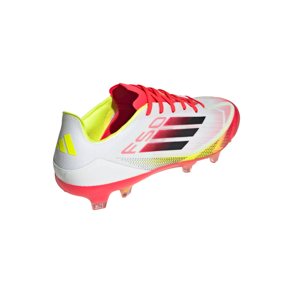 adidas F50 Pro FG Firm Ground Soccer Cleat- Cloud White / Core Black / Solar Yellow