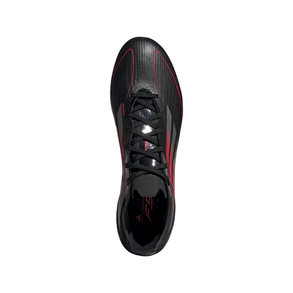 adidas F50 Pro FG Firm Ground Soccer Cleat- Core Black / Iron Metallic / Lucid Red