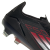 adidas F50 Pro FG Firm Ground Soccer Cleat- Core Black / Iron Metallic / Lucid Red