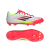 adidas F50 League FG Firm Ground Soccer Cleats- Cloud White/Core Black /Solar Yellow