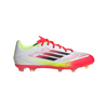 adidas F50 League FG Firm Ground Soccer Cleats- Cloud White/Core Black /Solar Yellow