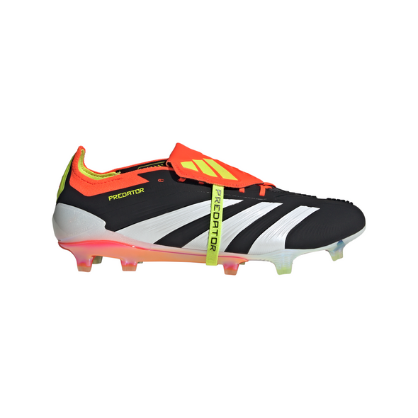 adidas Predator Elite Fold Tounge FG Firm Ground Soccer Cleat - Core Black/White/Solar Red
