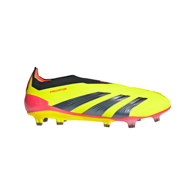 adidas Predator Elite Laceless FG Firm Ground Soccer Cleat - Solar Yellow/Core Black/Solar Red