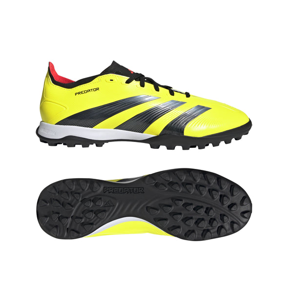 adidas Predator League Low TF Turf Soccer Cleat - Solar Yellow/ Core Black/ Solar Red