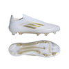 adidas F50 Elite Laceless FG Firm Ground Soccer Cleat - Cloud White / Gold Metallic / Cloud White