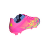 adidas F50 League Junior FG Firm Ground Soccer Cleats -  Lucid Pink/Lucid Lemon/Blue Fusion