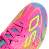 adidas F50 League Junior FG Firm Ground Soccer Cleats -  Lucid Pink/Lucid Lemon/Blue Fusion