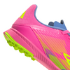 adidas F50 League Junior TF Turf Soccer Cleats- Lucid Pink /Lucid Lemon/ Blue Fusion