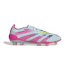 adidas Predator Elite FG Firm Ground Soccer Cleat - Almost Blue/ Lucid Pink/ Semi Solar Yellow