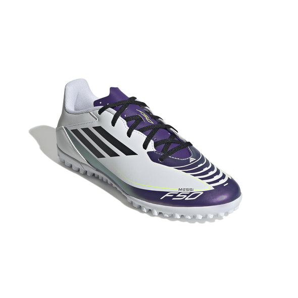 adidas F50 Club Messi TF White/ Core Black/ Unity Purple