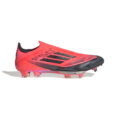 adidas F50 + FG Firm Ground Soccer Cleat Turbo/ Aurora Black/ Platinum Metallic