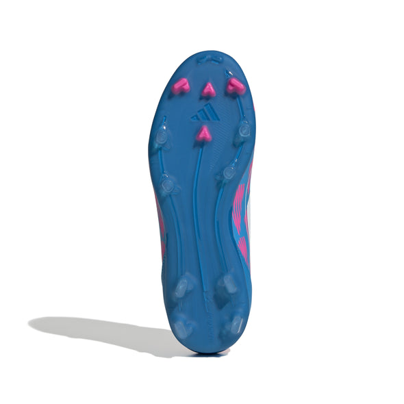 adidas J F50 League FG -  Solar Blue/ White/ Solar Pink