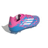 adidas J F50 League FG -  Solar Blue/ White/ Solar Pink