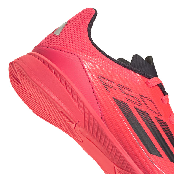 adidas F50 League Junior IN Turbo/Aurora Black/ Platin Metallic