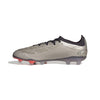 adidas Predator Pro FG Firm Ground Soccer Cleat - Platin Metallic/ Aurora Black/ Turbo