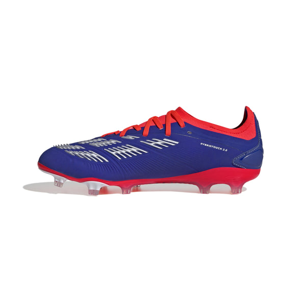 adidas Predator Pro FG Firm Ground Soccer Cleat -  Cloud White / Solar Red / Lucid Blue
