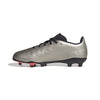 adidas Predator League Low FG Junior Firm Ground Soccer Cleat -Platin Metallic/ Aurora Black/ Turbo