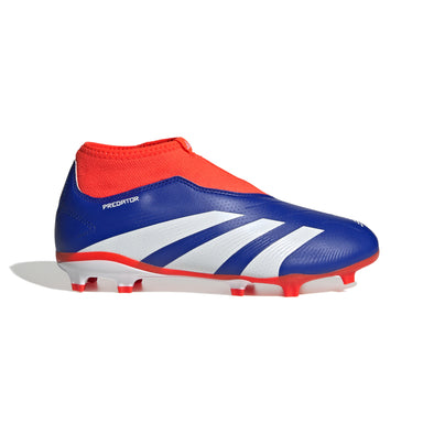 adidas J Predator League LL FG -Lucid Blue / Cloud White /Solar Red