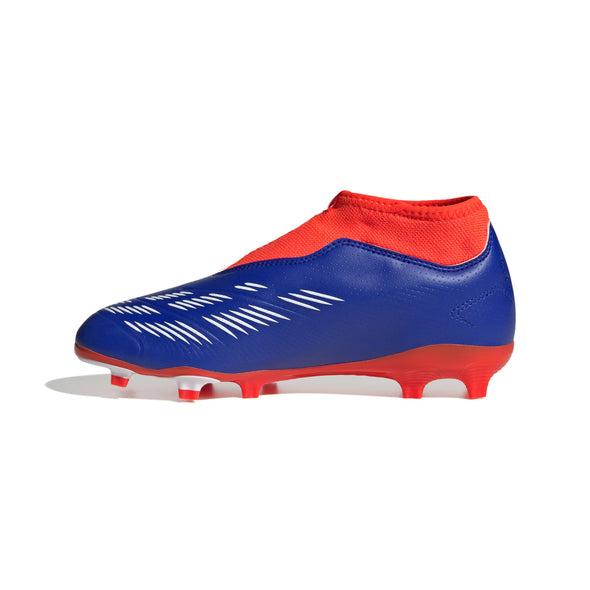 adidas J Predator League LL FG -Lucid Blue / Cloud White /Solar Red