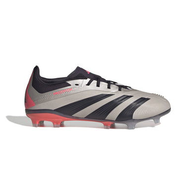 adidas Predator Elite FG Junior Firm Ground Soccer Cleat - Platin Metallic/ Aurora Black/ Turbo