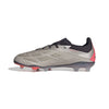 adidas Predator Elite FG Junior Firm Ground Soccer Cleat - Platin Metallic/ Aurora Black/ Turbo