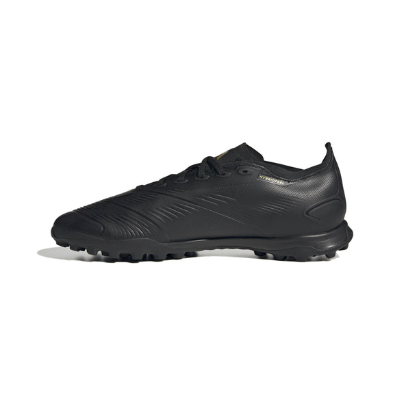 adidas Predator League TF Turf Soccer Cleats- Core Black/Carbon/Gold