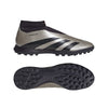 adidas Predator League Laceless Turf Soccer Cleat - Platin Metallic/ Aurora Black/ Turbo