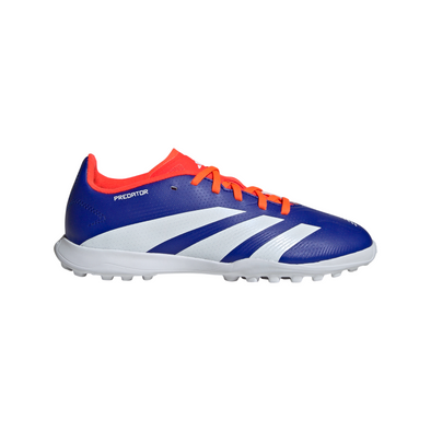 adidas Predator League TF Junior Turf Soccer Cleat - Lucid Blue / Cloud White / Solar Red