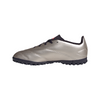 adidas Predator Club TF Turf Junior Soccer Shoes- Platin Metallic/ Aurora Black/ Turbo