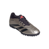 adidas Predator Club TF Turf Junior Soccer Shoes- Platin Metallic/ Aurora Black/ Turbo