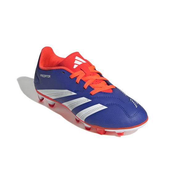 adidas Predator Club FxG J -  Lucid Blue/ Cloud White/Solar Red