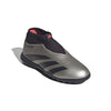 adidas Predator League Laceless TF Junior Turf Soccer Cleat - Platin Metallic/ Aurora Black/ Turbo