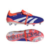 adidas Predator Elite Fold Tounge FG Firm Ground Soccer Cleat - Lucid Blue / Cloud White / Solar Red