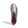 adidas Predator Elite Laceless FG Firm Ground Soccer Cleat - Platin Metallic/ Aurora Black/ Turbo