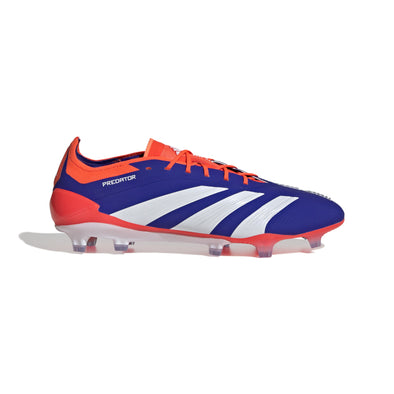 adidas Predator Elite FG Firm Ground Soccer Cleat -Lucid Blue / Cloud White / Solar Red