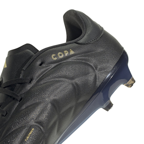 adidas Copa Pure 2 Elite FG Firm Ground Soccer Cleat - Core Black/Carbon/ Gold Metallic