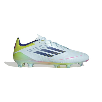 adidas F50 Elite FG Firm Ground Soccer Cleat  Almost Blue/ Lucid Pink/ Semi Solar Yellow