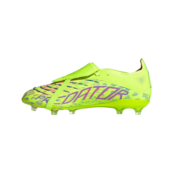 adidas Predator Pro FT FG Junior Firm Ground Soccer Cleat -Lucid Lemon / Lucid Pink / Blue Fusion