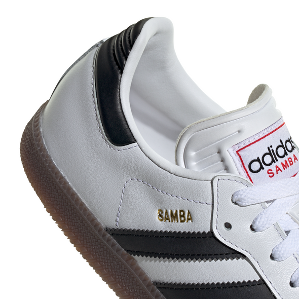 adidas Samba Classic Indoor Soccer Shoe - White/Black