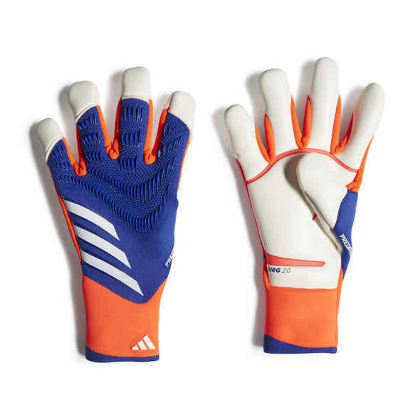 adidas Predator Pro Hybrid Goalkeeper Gloves - Blue/Red/White